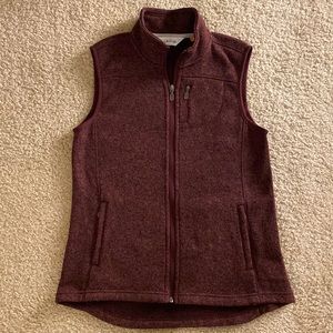 Orvis Marled Sweater Fleece Zip-Front Vest